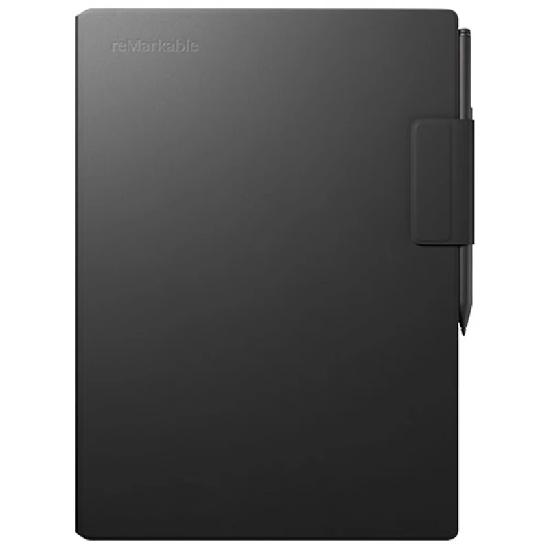 reMarkable Paper Pro 11.8" 64GB Paper Tablet with Marker Plus Pen & Leather Folio Case - Black