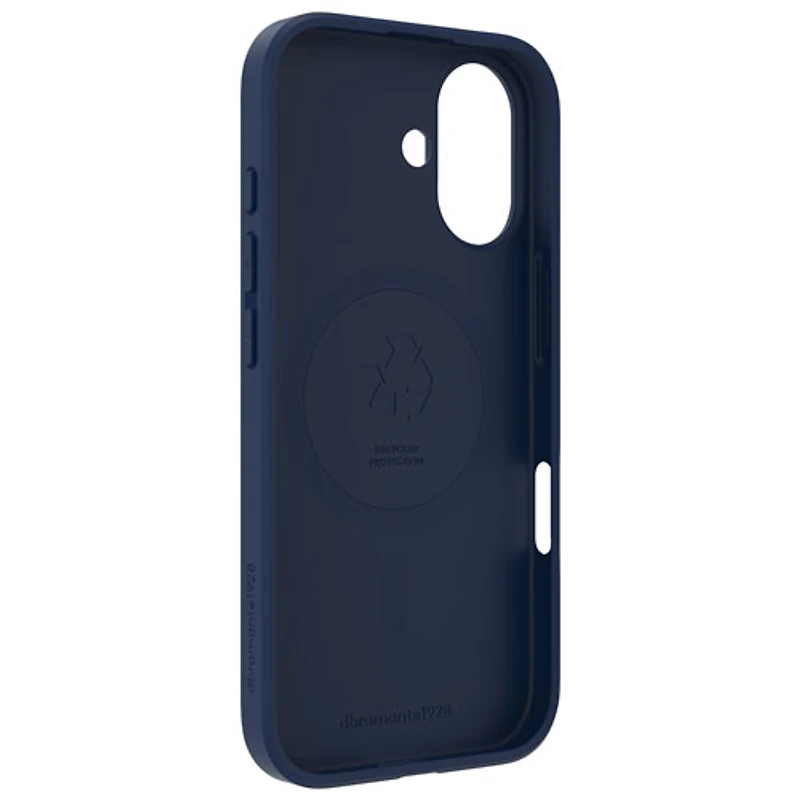 Étui souple ajusté Greenland Pro de Dbramante1928 avec MagSafe pour iPhone 17 - Bleu marine