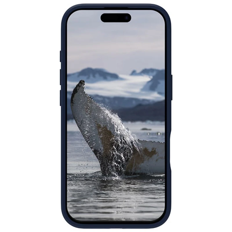 dbramante1928 Greenland Pro Fitted Soft Shell Case with MagSafe for iPhone 17 Pro - Navy