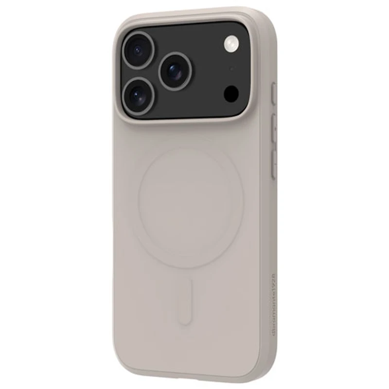 dbramante1928 Greenland Pro Fitted Soft Shell Case with MagSafe for iPhone 17 Pro - Stone