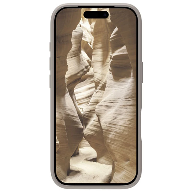 dbramante1928 Greenland Pro Fitted Soft Shell Case with MagSafe for iPhone 17 Pro - Stone