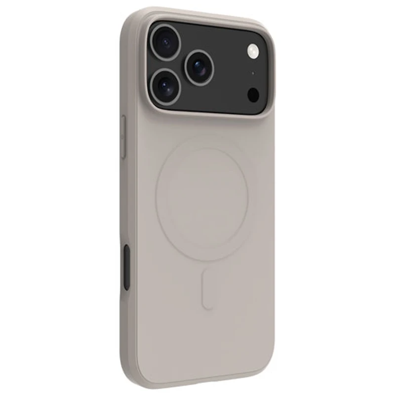 dbramante1928 Greenland Pro Fitted Soft Shell Case with MagSafe for iPhone 17 Pro Max - Stone