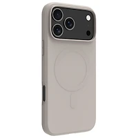 dbramante1928 Greenland Pro Fitted Soft Shell Case with MagSafe for iPhone 17 Pro Max - Stone