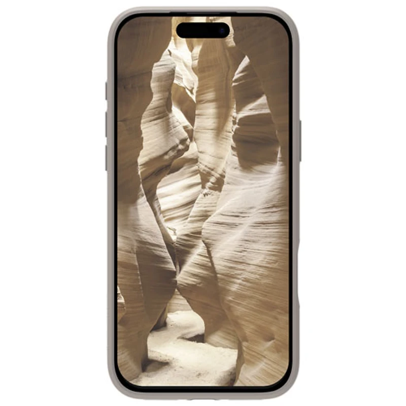 dbramante1928 Greenland Pro Fitted Soft Shell Case with MagSafe for iPhone 17 Pro Max - Stone