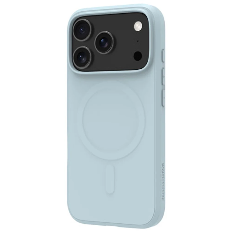 Étui souple ajusté Greenland Pro de Dbramante1928 avec MagSafe pour iPhone 17 Pro - Bleu glace