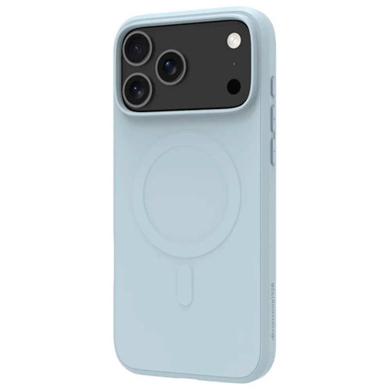 Étui souple ajusté Greenland Pro de Dbramante1928 avec MagSafe pour iPhone 17 Pro Max - Bleu glace