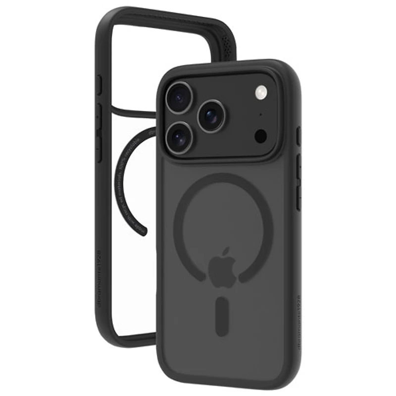 Étui rigide ajusté avec Grenen de Dbramante1928 avec MagSafe pour iPhone 17 Pro - Noir