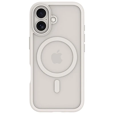 Étui rigide ajusté Grenen de Dbramante1928 avec MagSafe pour iPhone 17 - Blanc