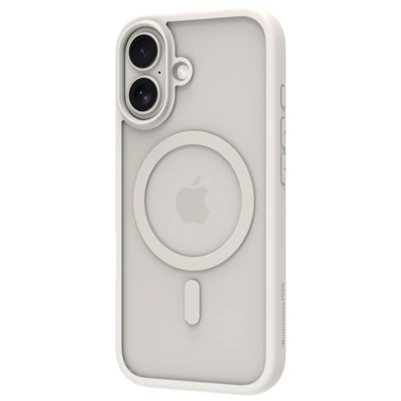 Étui rigide ajusté Grenen de Dbramante1928 avec MagSafe pour iPhone 17 - Blanc