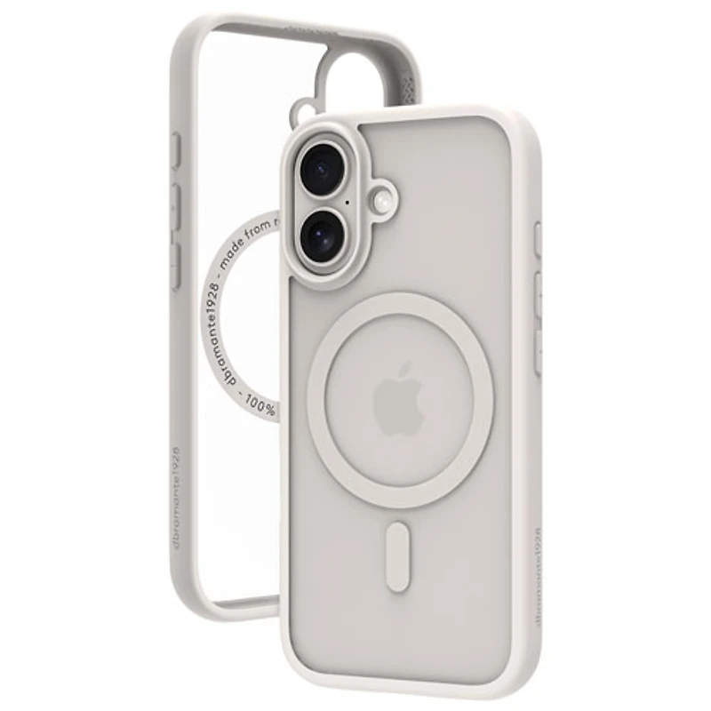 Étui rigide ajusté Grenen de Dbramante1928 avec MagSafe pour iPhone 17 - Blanc