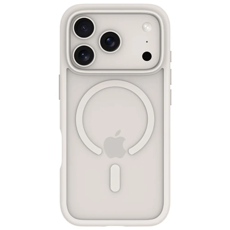 Étui rigide ajusté Grenen de Dbramante1928 avec MagSafe pour iPhone 17 Pro - Blanc