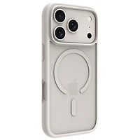 Étui rigide ajusté Grenen de Dbramante1928 avec MagSafe pour iPhone 17 Pro - Blanc