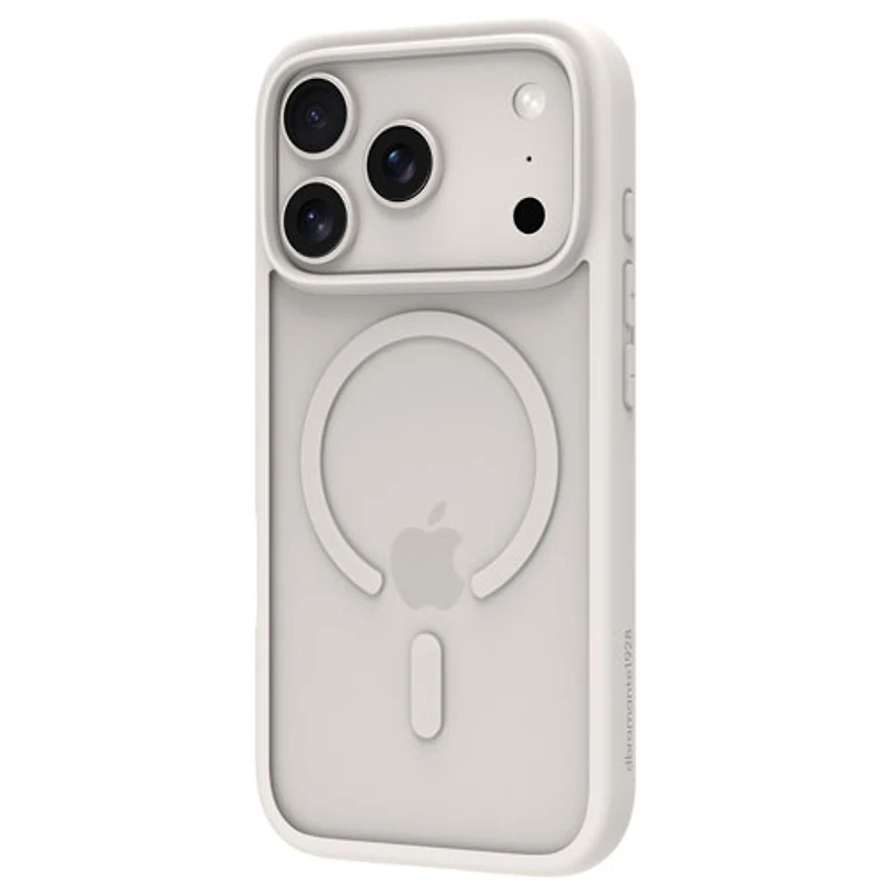 Étui rigide ajusté Grenen de Dbramante1928 avec MagSafe pour iPhone 17 Pro - Blanc