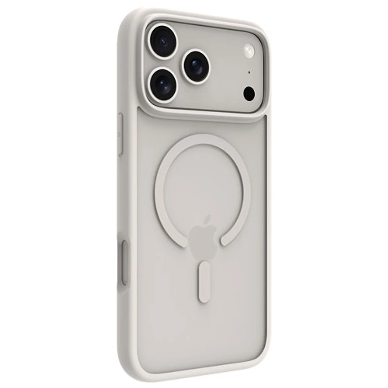 Étui rigide ajusté Grenen de Dbramante1928 avec MagSafe pour iPhone 17 Pro Max - Blanc