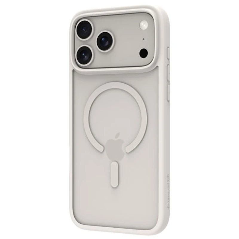 Étui rigide ajusté Grenen de Dbramante1928 avec MagSafe pour iPhone 17 Pro Max - Blanc