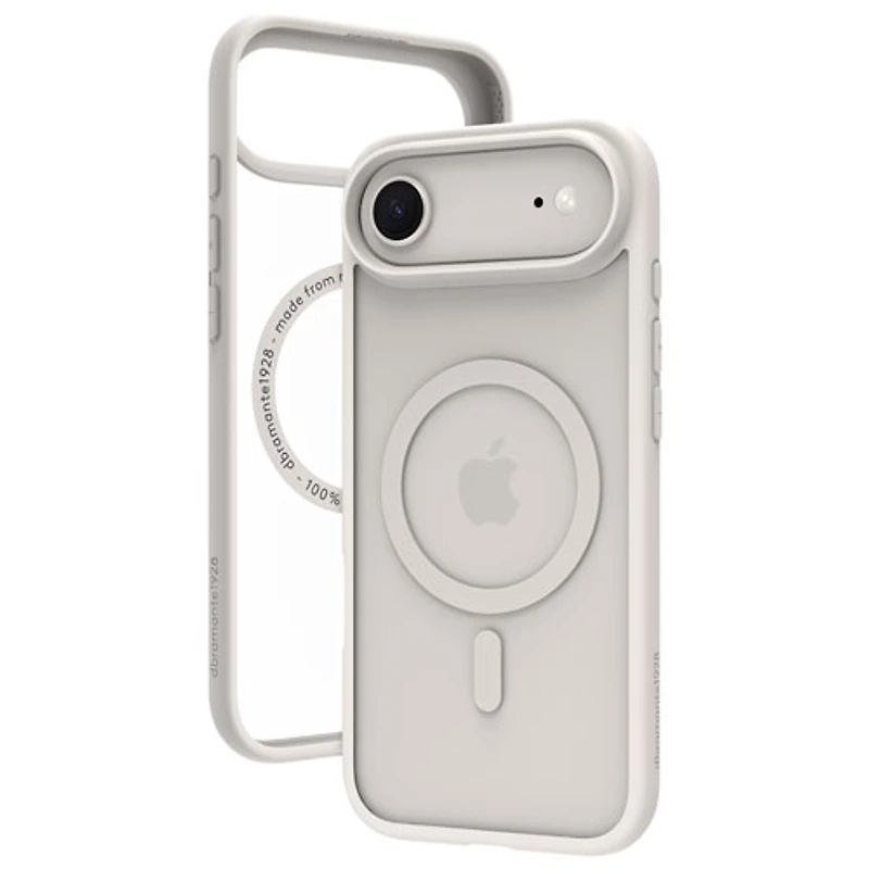 Étui rigide ajusté Grenen de Dbramante1928 avec MagSafe pour iPhone Air - Blanc