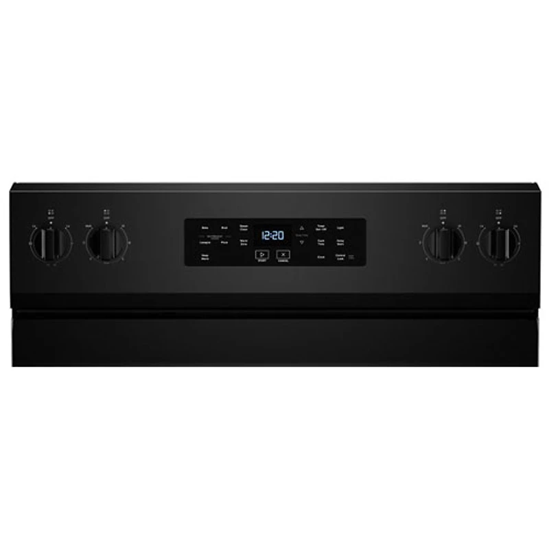 Whirlpool 30" 5.3 Cu. Ft. 5-Element Freestanding Electric Range (YWFES3330RB) - Black