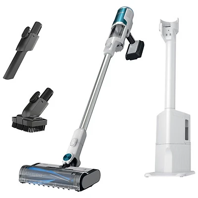 Shark Clean & Empty Cordless Stick Vacuum - Rotator White/ Peacock Blue