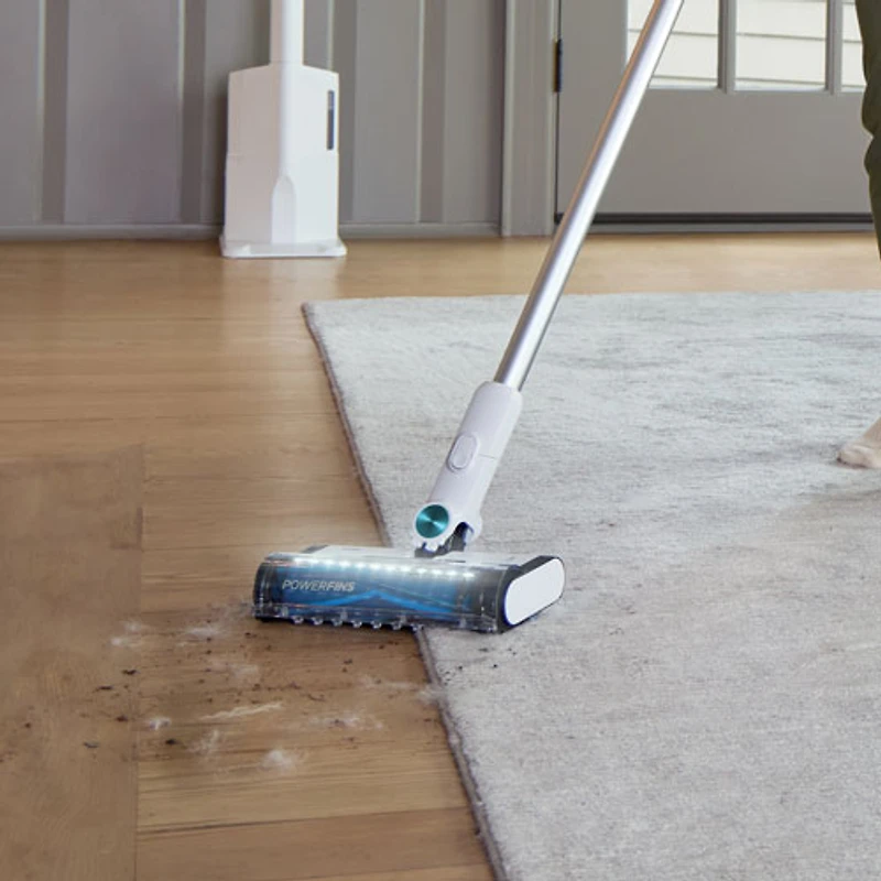 Shark Clean & Empty Cordless Stick Vacuum - Rotator White/ Peacock Blue