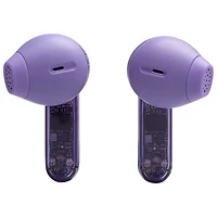 Écouteurs boutons 100 % sans fil à suppression du bruit Tune Flex 2 édition Ghost de JBL - Violet fantôme