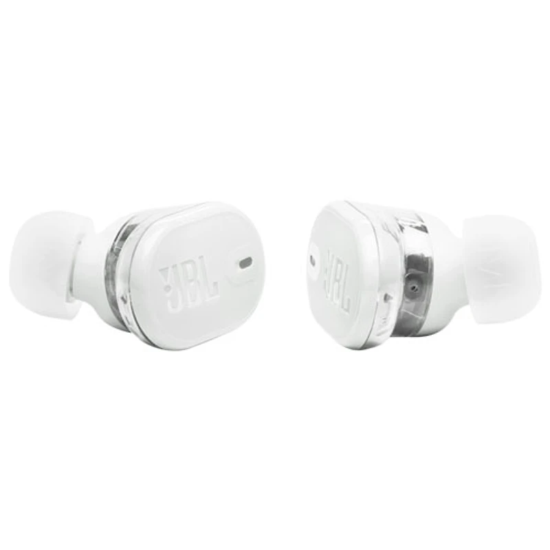 Écouteurs boutons 100 % sans fil à suppression du bruit Tune Buds 2 édition Ghost de JBL - Blanc fantôme