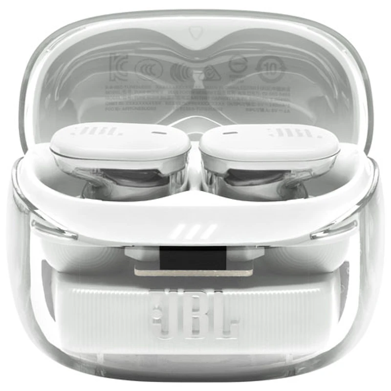 Écouteurs boutons 100 % sans fil à suppression du bruit Tune Buds 2 édition Ghost de JBL - Blanc fantôme