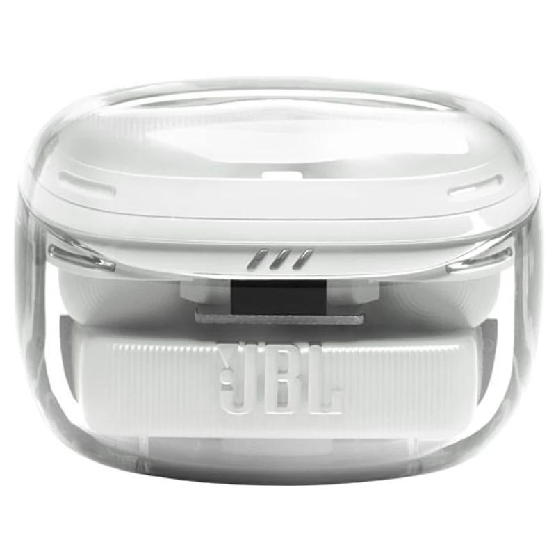 Écouteurs boutons 100 % sans fil à suppression du bruit Tune Buds 2 édition Ghost de JBL - Blanc fantôme
