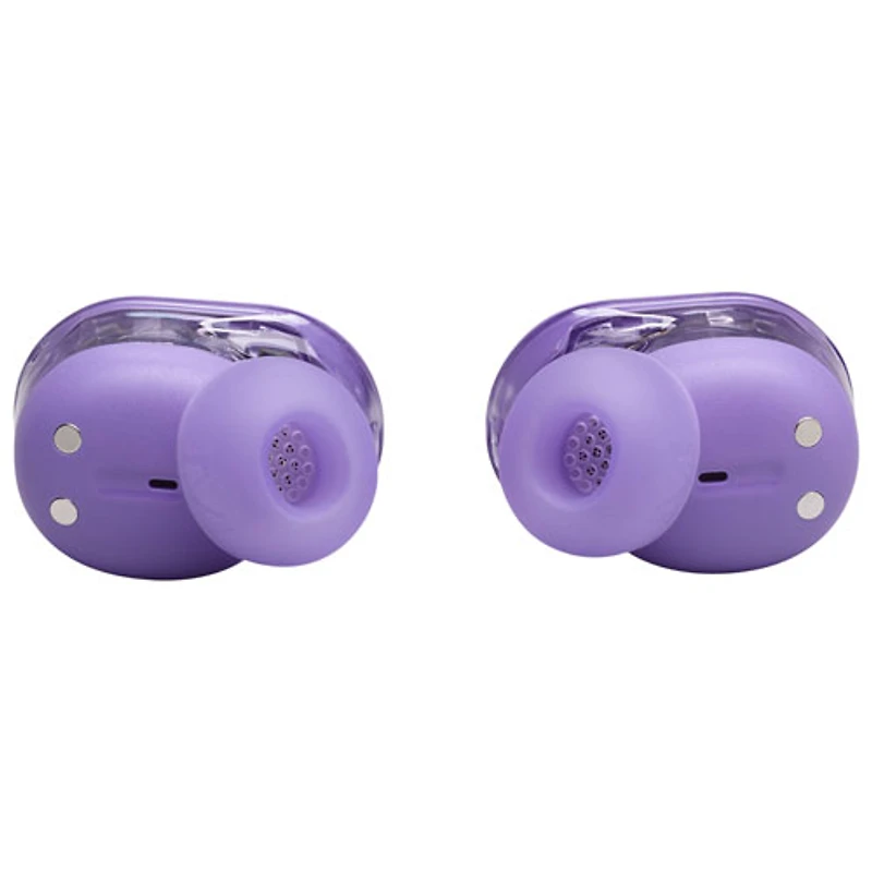 Écouteurs boutons 100 % sans fil à suppression du bruit Tune Buds 2 édition Ghost de JBL - Violet fantôme