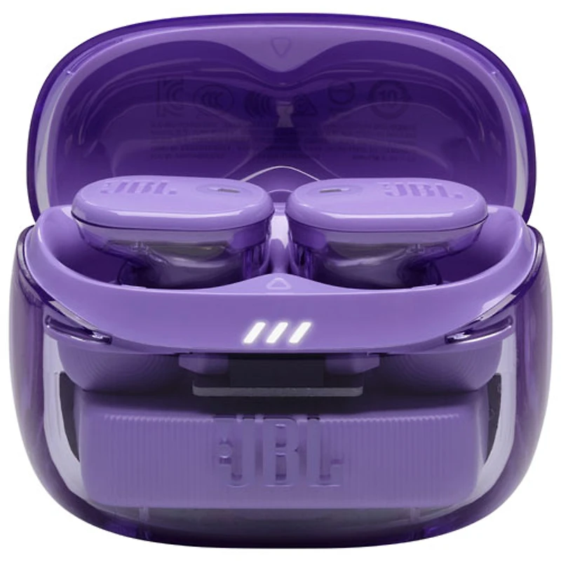 Écouteurs boutons 100 % sans fil à suppression du bruit Tune Buds 2 édition Ghost de JBL - Violet fantôme