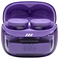 Écouteurs boutons 100 % sans fil à suppression du bruit Tune Buds 2 édition Ghost de JBL - Violet fantôme
