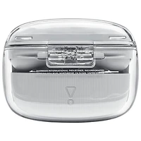Écouteurs boutons 100 % sans fil à suppression du bruit Tune Beam 2 édition Ghost de JBL - Blanc fantôme
