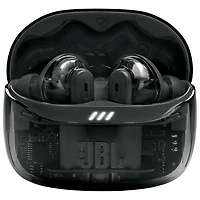 JBL Tune Beam 2 Ghost Edition In-Ear Noise Cancelling True Wireless Earbuds - Ghost Black