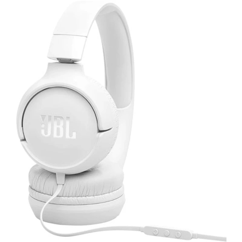 JBL Tune 520C On-Ear Headphones with USB-C Connector - White