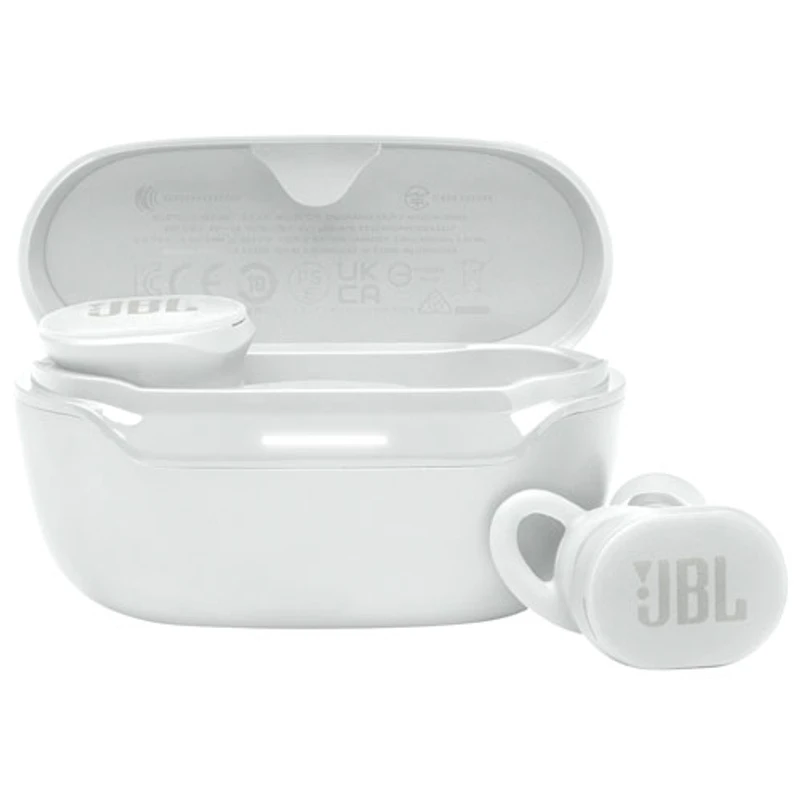 Écouteurs boutons 100 % sans fil à suppression du bruit Endurance Race 2 de JBL - Blanc