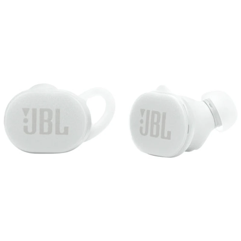 Écouteurs boutons 100 % sans fil à suppression du bruit Endurance Race 2 de JBL - Blanc