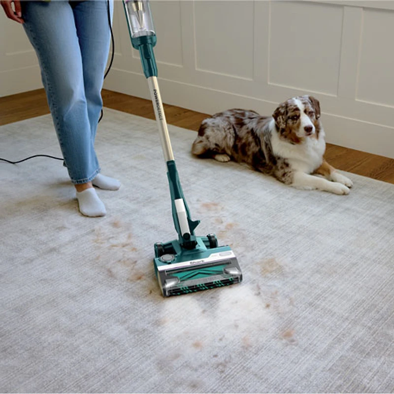 SHARK PowerDetect Corded Stick Vacuum - Black/Teal