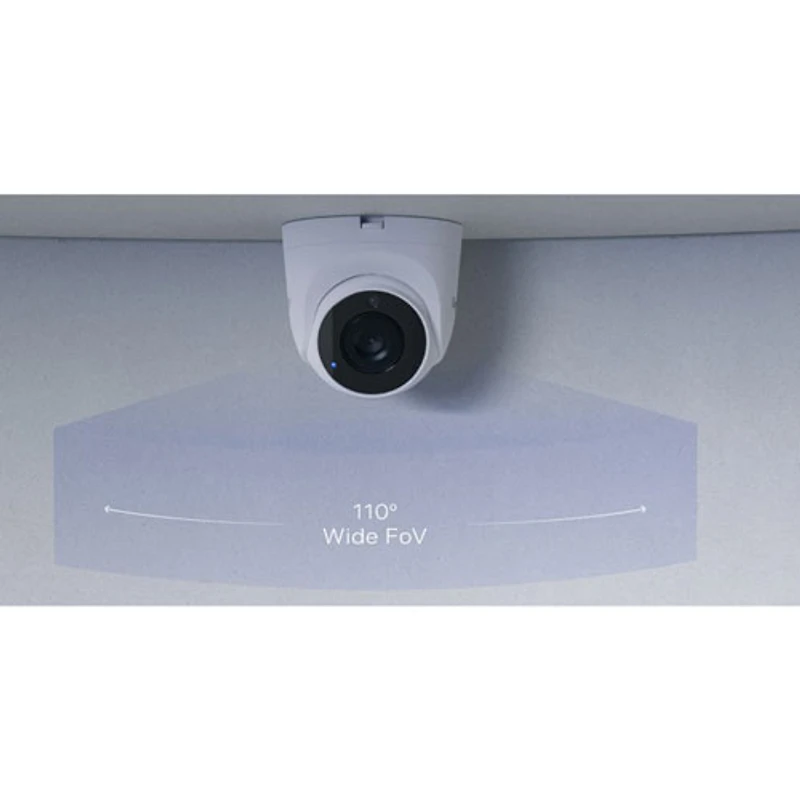 Synology Wired Wi-Fi AI-Powered Indoor/Outdoor 4K 5MP Security Camera (TC500) - White