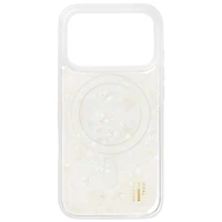Ideal Of Sweden Pearlised Fitted Hard Shell Case with MagSafe for iPhone 17 Pro Max - White