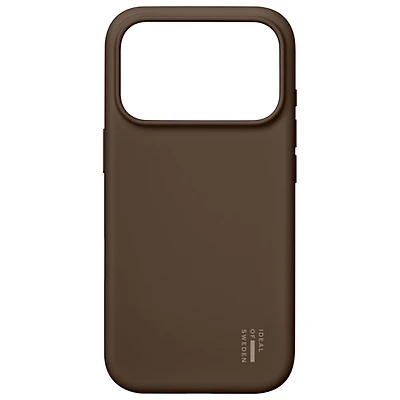 Ideal Of Sweden Silicone Fitted Soft Shell Case with MagSafe for iPhone 17 Pro Max - Mocha Mousse