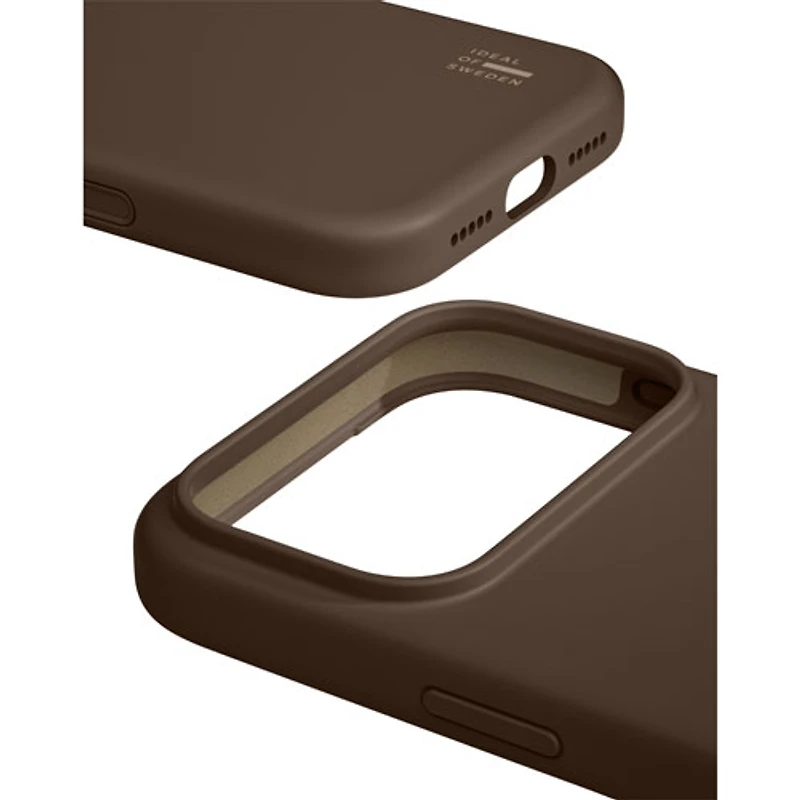 Ideal Of Sweden Silicone Fitted Soft Shell Case with MagSafe for iPhone 17 Pro Max - Mocha Mousse