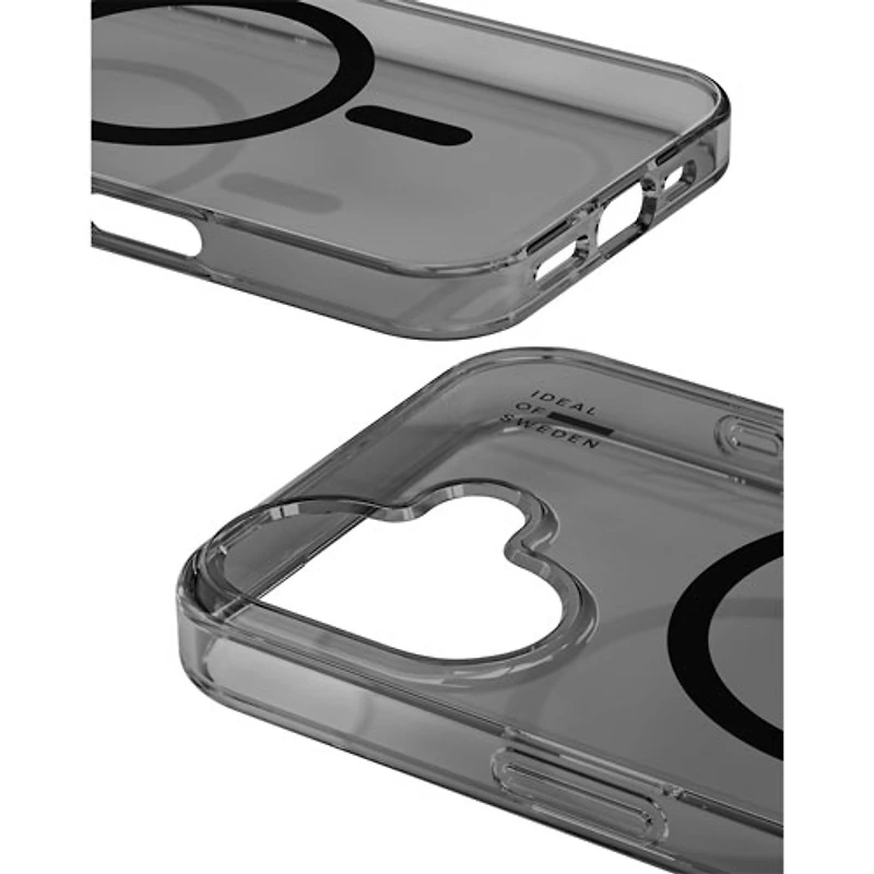 Ideal Of Sweden Clear Fitted Hard Shell Case with MagSafe for iPhone 17 - Tinted Black