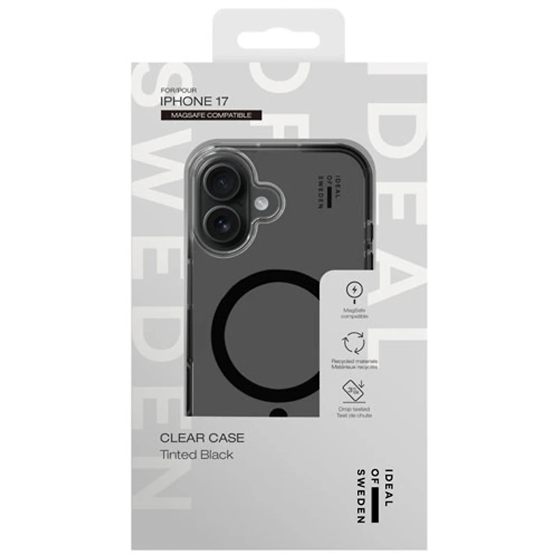 Ideal Of Sweden Clear Fitted Hard Shell Case with MagSafe for iPhone 17 - Tinted Black