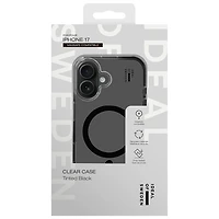Ideal Of Sweden Clear Fitted Hard Shell Case with MagSafe for iPhone 17 - Tinted Black