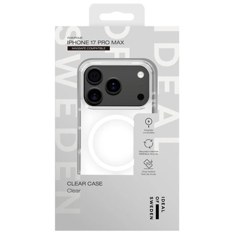 Ideal Of Sweden Fitted Hard Shell Case with MagSafe for iPhone 17 Pro Max - Clear