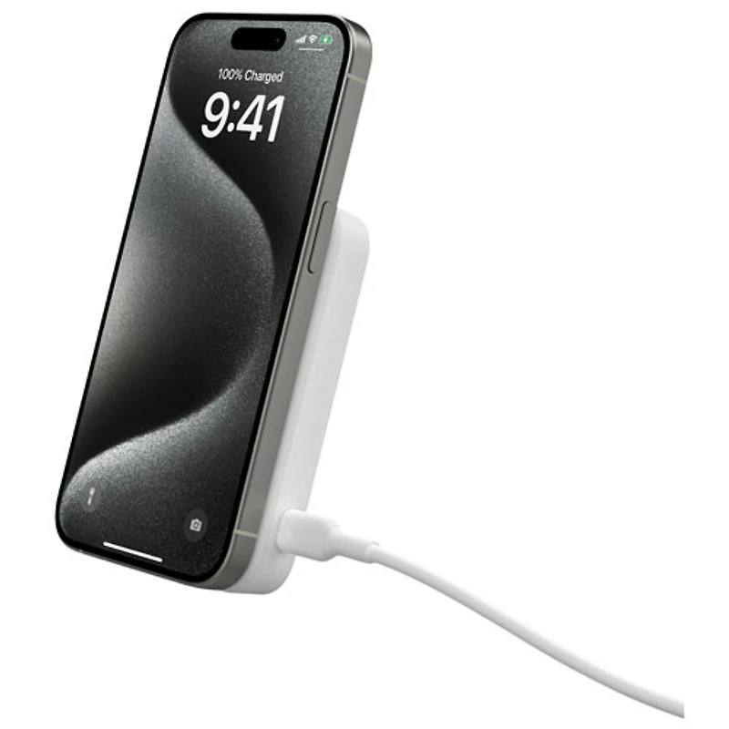 Belkin BoostCharge Pro Magnetic mAh Power Bank with Qi2 15W Charging + Cable