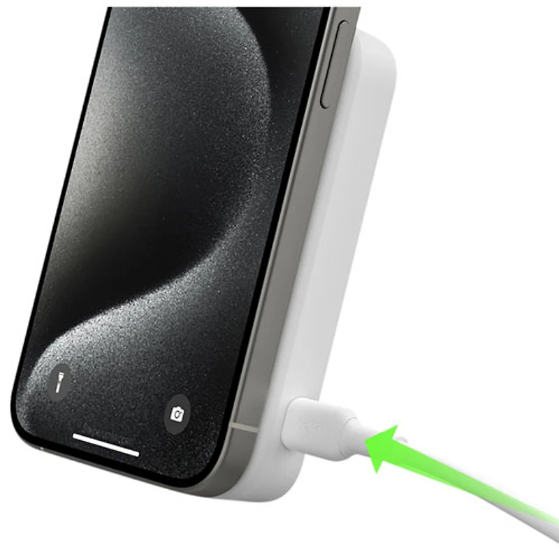 Belkin BoostCharge Pro Magnetic mAh Power Bank with Qi2 15W Charging + Cable