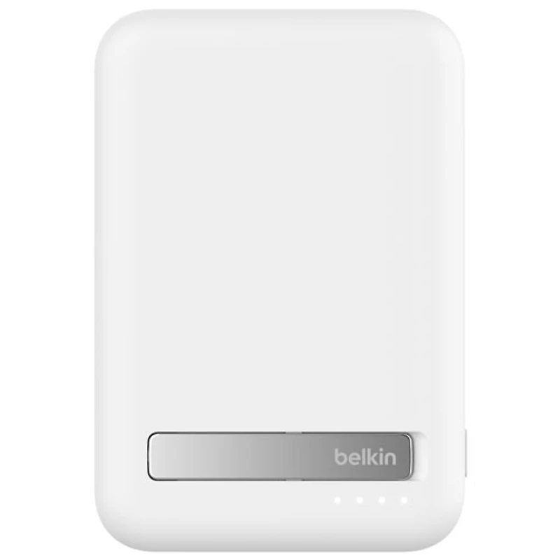 Belkin BoostCharge Pro Magnetic 10000 mAh Power Bank with Qi2 15W Charging + Cable - White