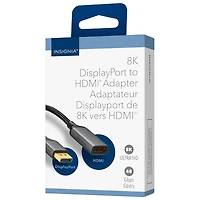 Insignia Display Port 1.4 to HDMI 2.1 8K Adapter (NS-PCDPHDAB26-C) - Only at Best Buy