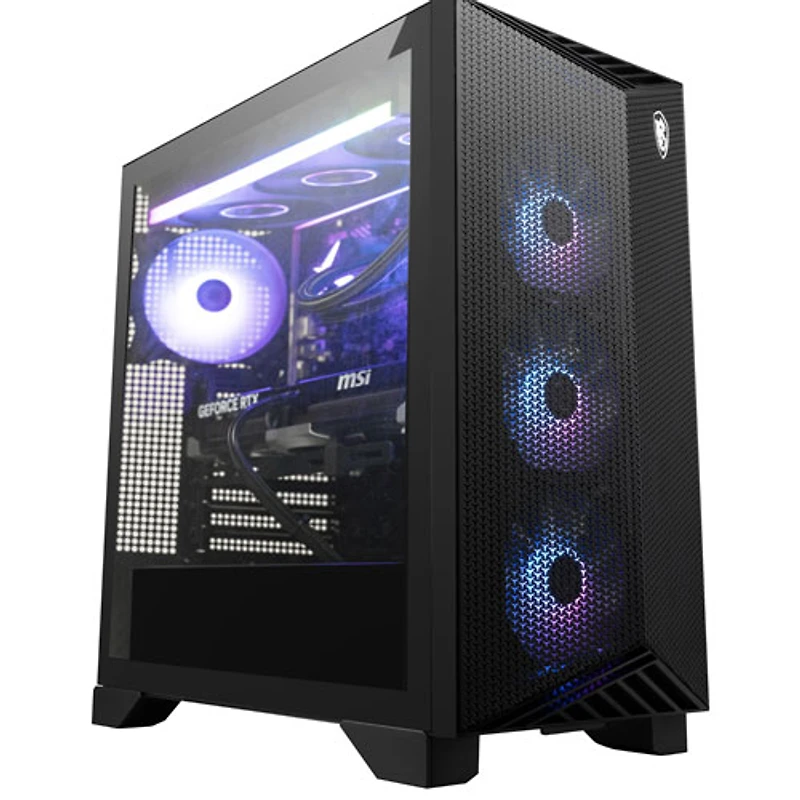 Ordinateur de jeu Aegis de MSI (Ryzen R9-9900X d'AMD/RAM 32 Go/SSD 2 To/GeForce RTX 5080/Windows 11)