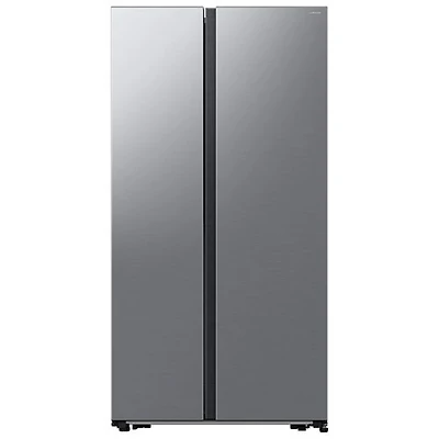 Open Box - Samsung 36" 20 Cu. Ft. Side-By-Side Refrigerator (RS20DG4000M9AA) -Stainless Look -Perfect Condition